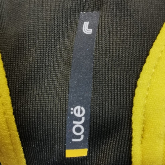 Lolë Sports Bras - Olive with Yellow and Pink with Burgundy - Picture 6 of 12